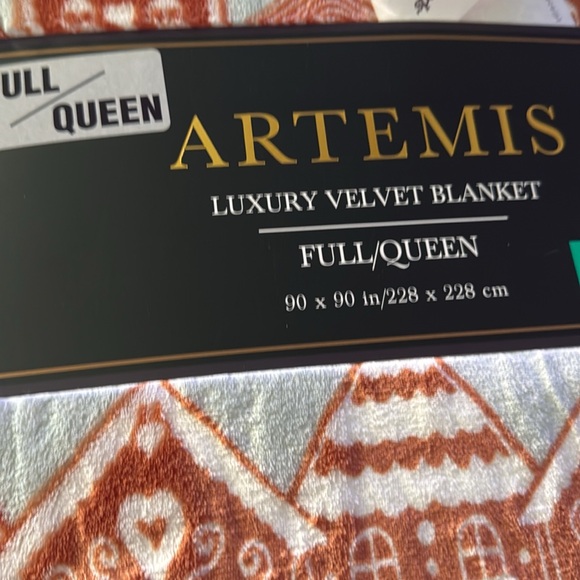 Christmas gingerbread full/queen blanket/throw 🏠🏠🎄🤶🏻 - Picture 5 of 6